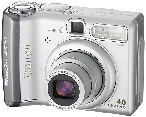 Canon PowerShot A520 香港價錢、相機規格及相關報道- DCFever.com