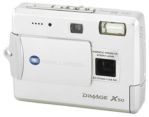 Konica Minolta DiMAGE X50 (已停產) 香港價錢、相機規格及相關報道 