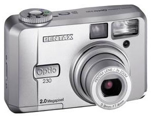 Pentax Optio 230 香港價錢、評測報告、相機規格及相關報道- DCFever.com