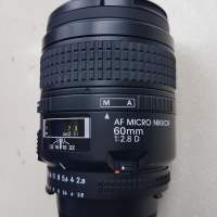 二手Nikon AF Micro-Nikkor 60mm F2.8D鏡頭買賣及二手價格走勢, 立即